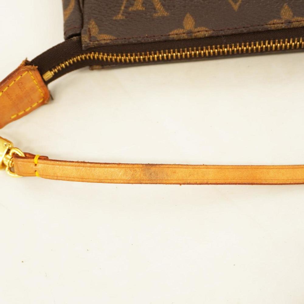 Louis Vuitton Pouch Monogram Pochette Accessoires M51980 Brown Women's - Picture 7 of 12